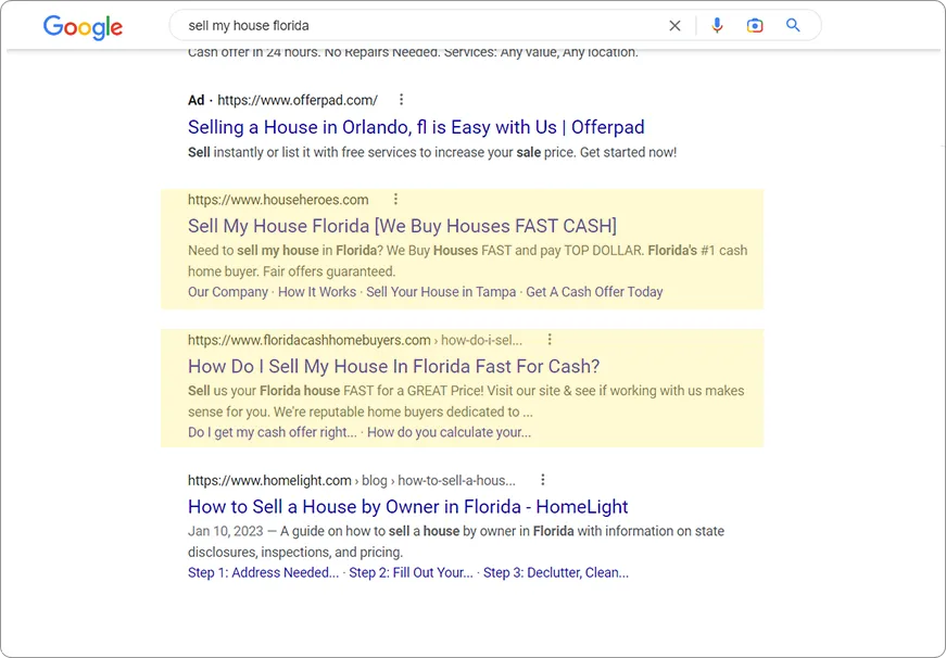 House Buyer SEO - Real Estate Lead Generation