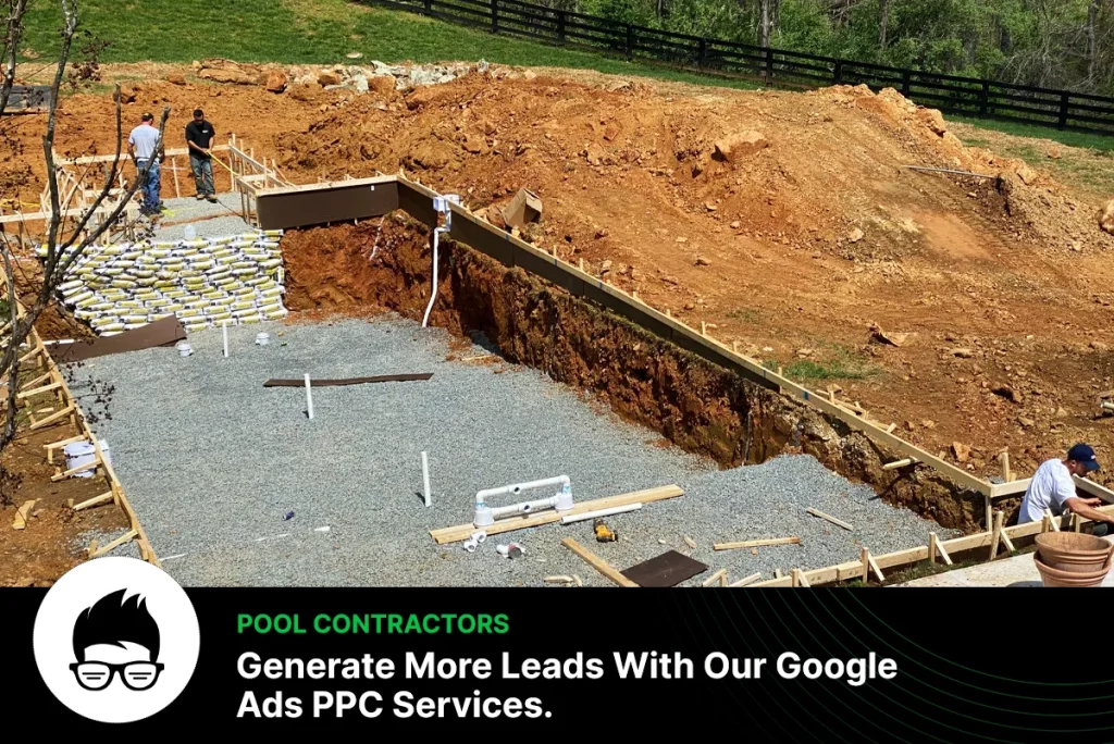 Pool Contractor Google PPC Ads