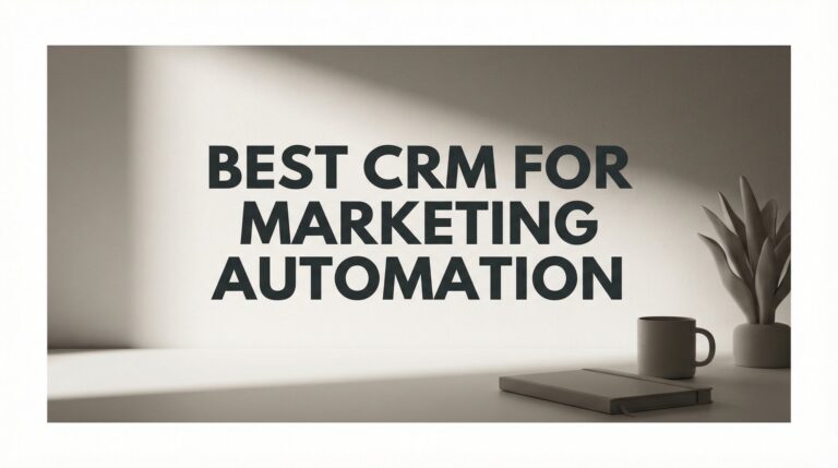 9 Best CRMs for Marketing Automation in 2026