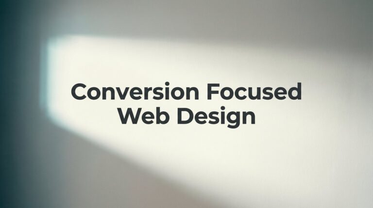 Conversion Focused Web Design: The Blueprint for Turning Visitors Into Customers