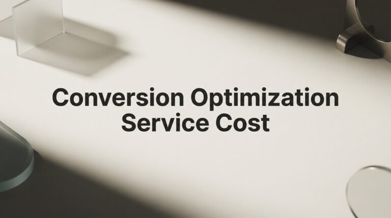 Conversion Optimization Service Cost: What to Expect and How to Budget in 2026