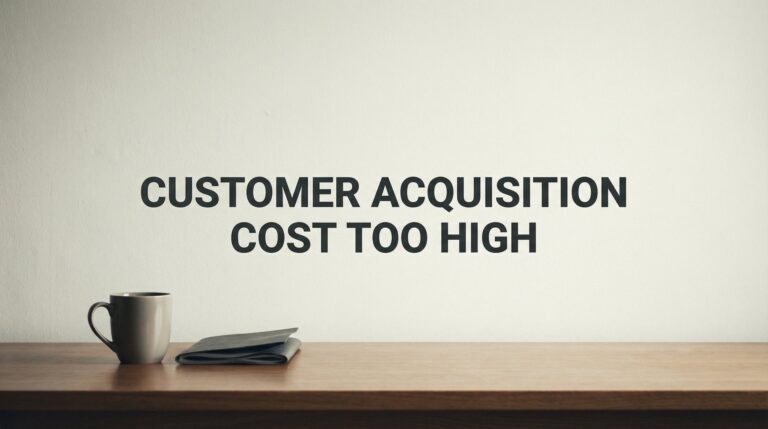 Customer Acquisition Cost Too High? Here's How to Fix It Fast
