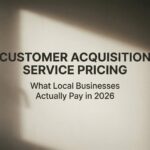 Customer Acquisition Service Pricing: What Local Businesses Actually Pay in 2026
