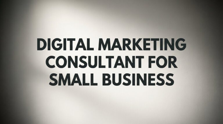 Digital Marketing Consultant for Small Business: What They Do and When You Need One