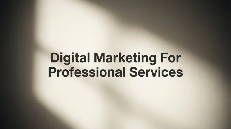Digital Marketing for Professional Services: The Complete Growth Guide for 2026