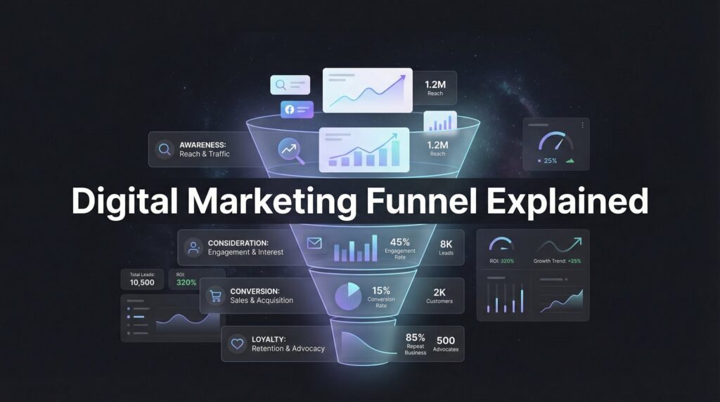 Digital Marketing Funnel Explained: How Local Businesses Turn Strangers Into Loyal Customers