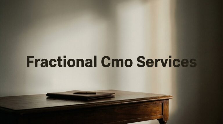 Fractional CMO Services: Executive Marketing Leadership Without the Full-Time Price Tag
