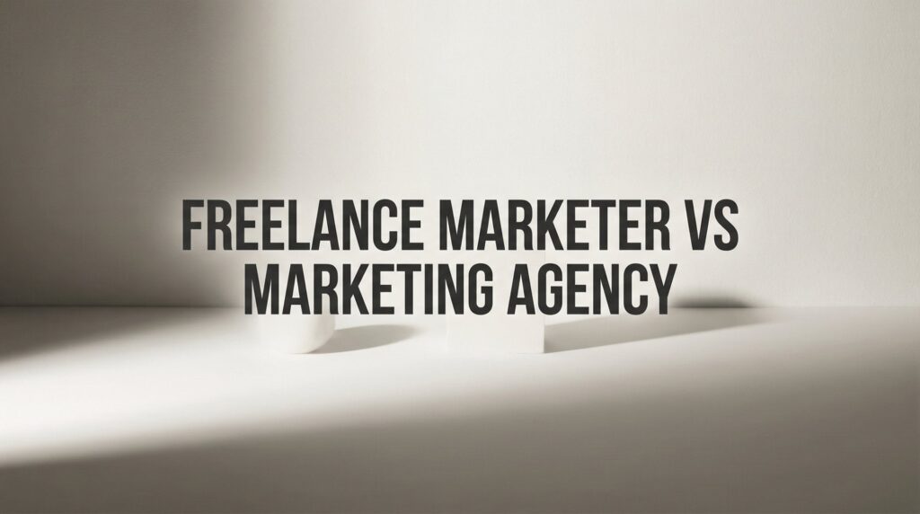 7 Smart Strategies to Choose Between a Freelance Marketer vs Marketing Agency