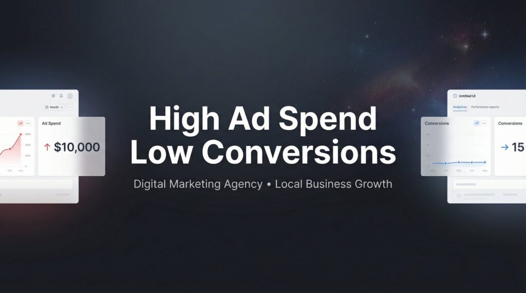 High Ad Spend Low Conversions: Why Your PPC Budget Is Bleeding Money (And How to Fix It)