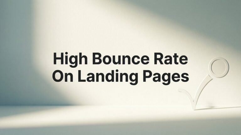 High Bounce Rate on Landing Pages: Why Visitors Leave and How to Make Them Stay