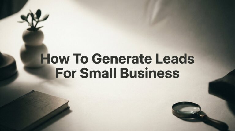 How to Generate Leads for Small Business: 7 Proven Steps That Actually Convert