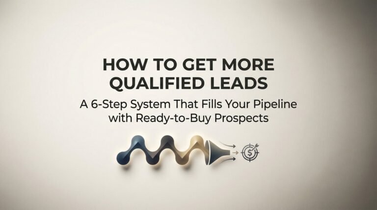 How to Get More Qualified Leads: A 6-Step System That Fills Your Pipeline with Ready-to-Buy Prospects