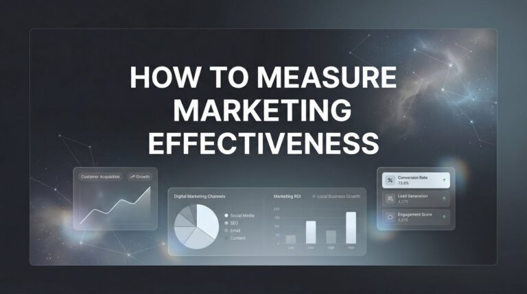 How to Measure Marketing Effectiveness: A 6-Step Framework for Local Business Owners