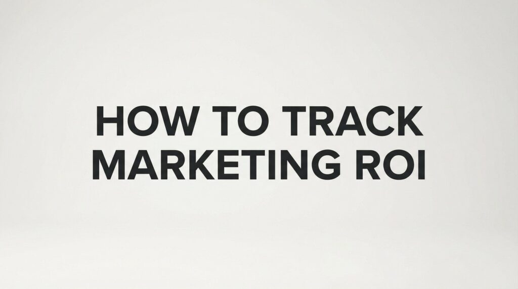 How to Track Marketing ROI: A Step-by-Step Guide for Local Business Owners