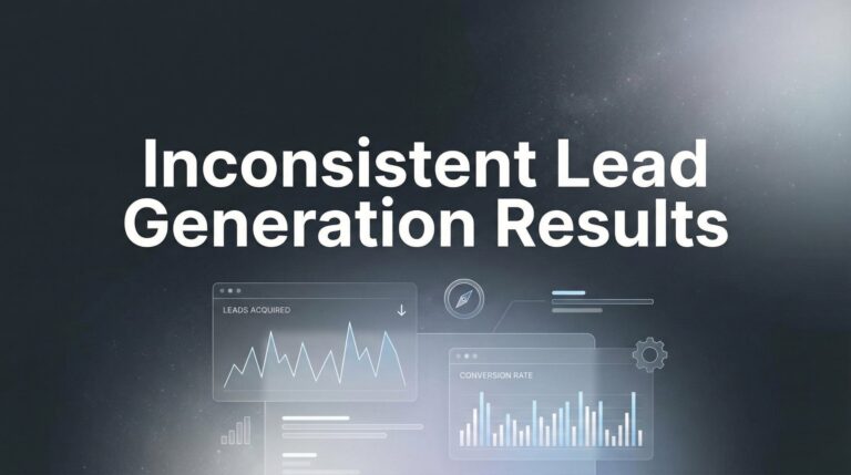 How to Fix Inconsistent Lead Generation Results: A 6-Step System for Predictable Growth