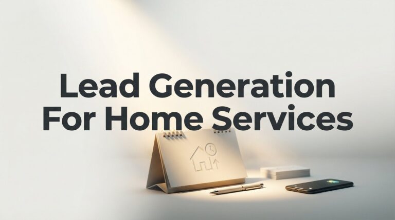 How to Build a Lead Generation System for Home Services That Actually Fills Your Calendar