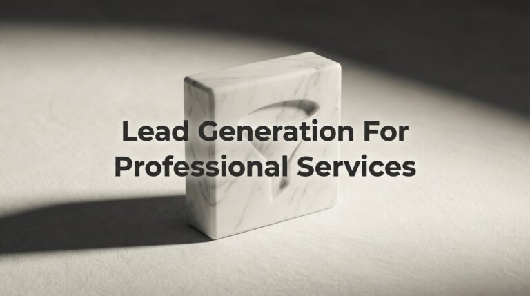 How to Build a Lead Generation System for Professional Services: A 6-Step Framework