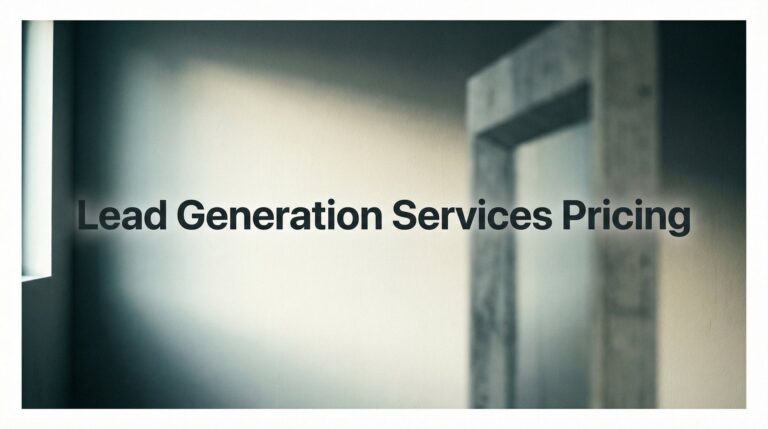 Lead Generation Services Pricing: What Local Businesses Actually Pay in 2026