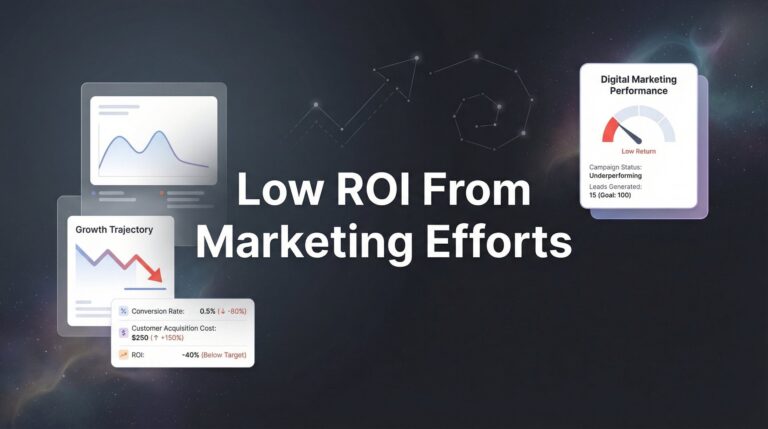 Low ROI From Marketing Efforts: Why Your Campaigns Aren't Converting (And How to Fix It)