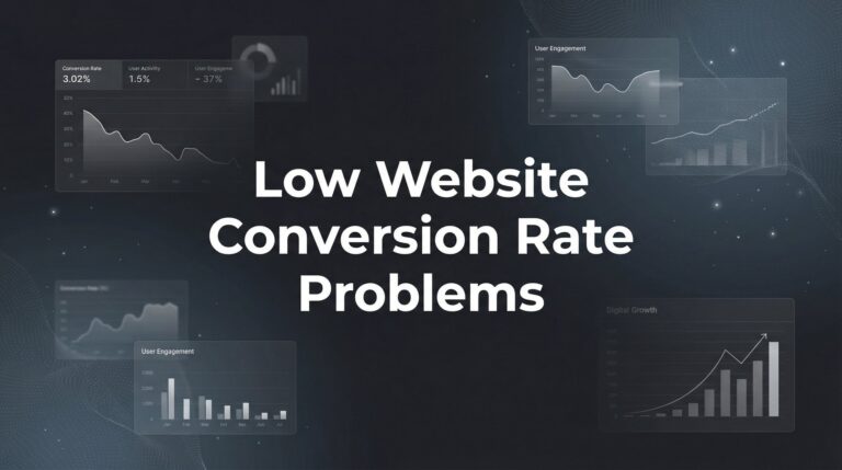 7 Low Website Conversion Rate Problems Killing Your Revenue (And How to Fix Them Fast)