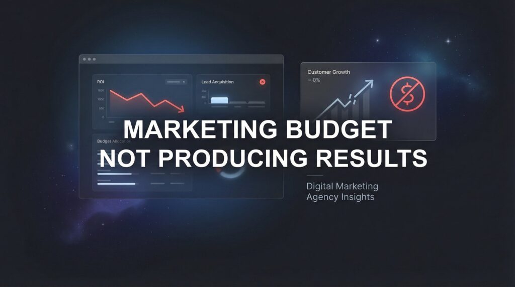 Why Your Marketing Budget Isn’t Producing Results (And How to Fix It)