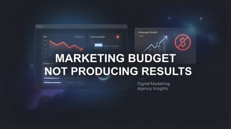 Why Your Marketing Budget Isn't Producing Results (And How to Fix It)
