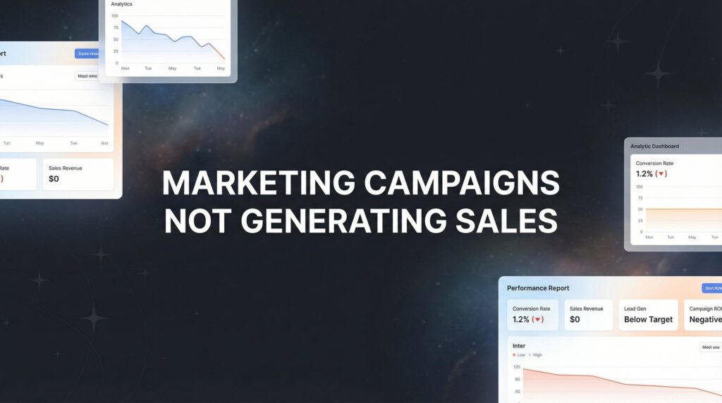 Why Your Marketing Campaigns Are Not Generating Sales (And How to Fix It)