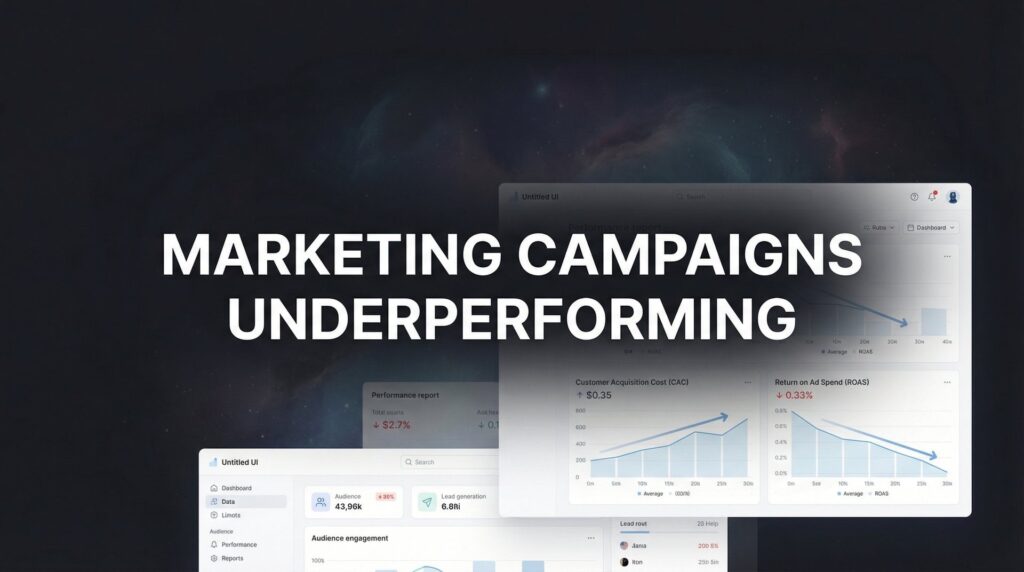 Why Your Marketing Campaigns Are Underperforming (And How to Fix Them Fast)