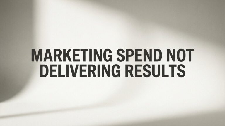 How to Fix Marketing Spend Not Delivering Results: A 6-Step Turnaround Plan