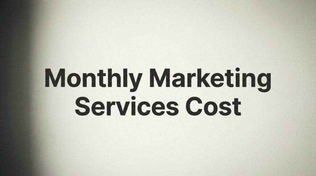 Monthly Marketing Services Cost: What Local Businesses Actually Pay in 2026