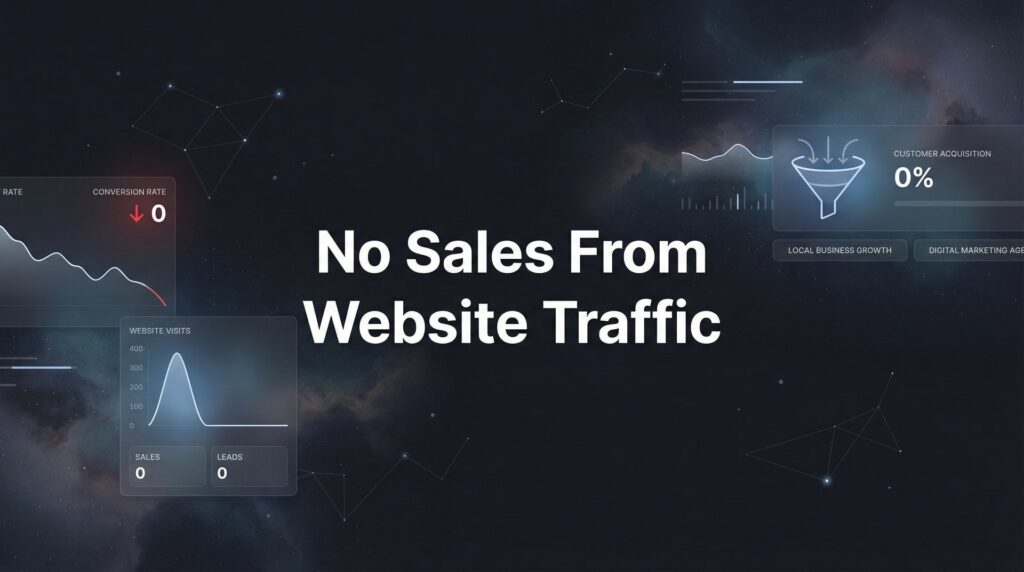 No Sales from Website Traffic? Here's Why Visitors Aren't Converting (And How to Fix It)