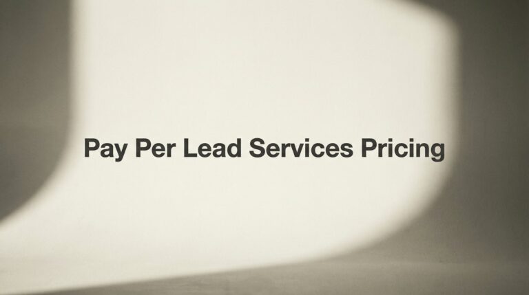 Pay Per Lead Services Pricing: What Local Businesses Actually Pay in 2026