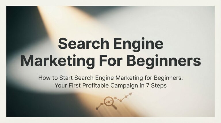 How to Start Search Engine Marketing for Beginners: Your First Profitable Campaign in 7 Steps