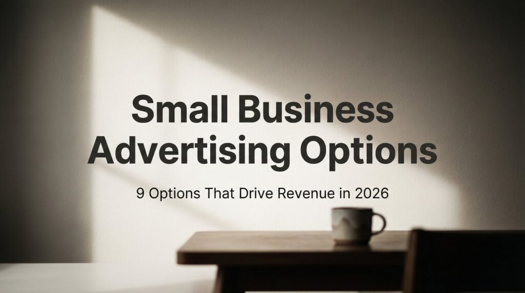 9 Small Business Advertising Options That Actually Drive Revenue in 2026
