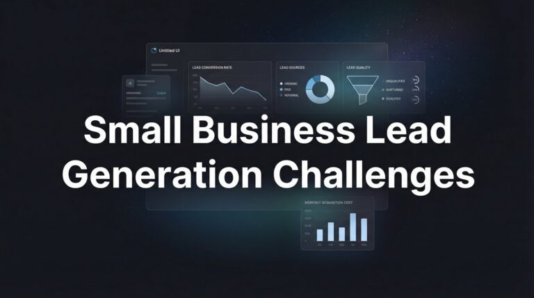 Small Business Lead Generation Challenges: Why Your Pipeline Is Struggling (And How to Fix It)