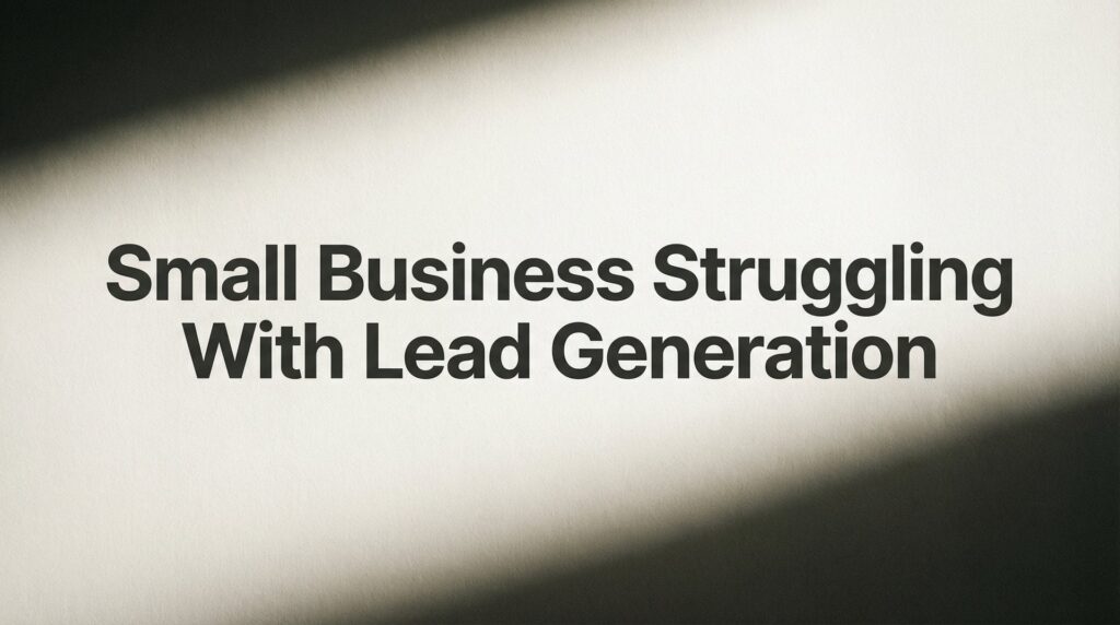 7 Proven Strategies for Small Businesses Struggling with Lead Generation