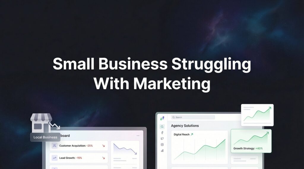 Small Business Struggling with Marketing? Here’s What’s Actually Going Wrong (And How to Fix It)