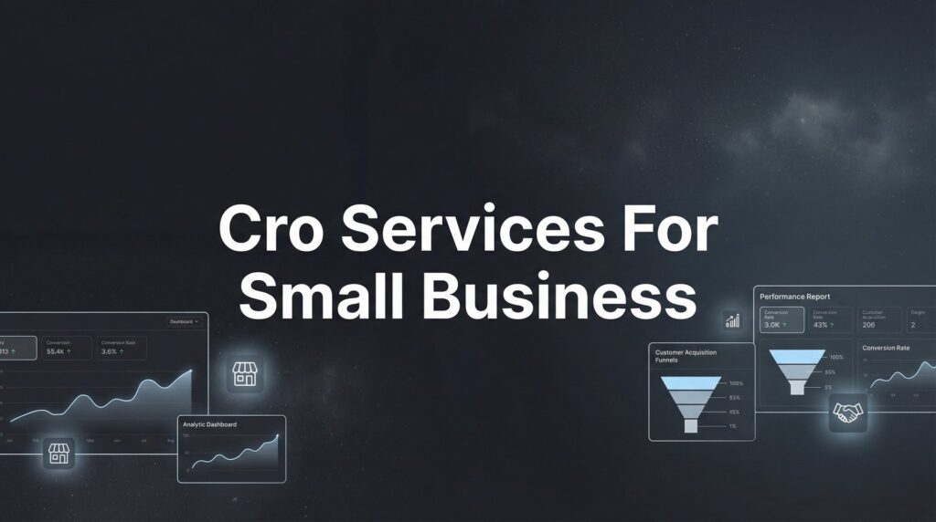 CRO Services for Small Business: How to Turn More Visitors Into Paying Customers