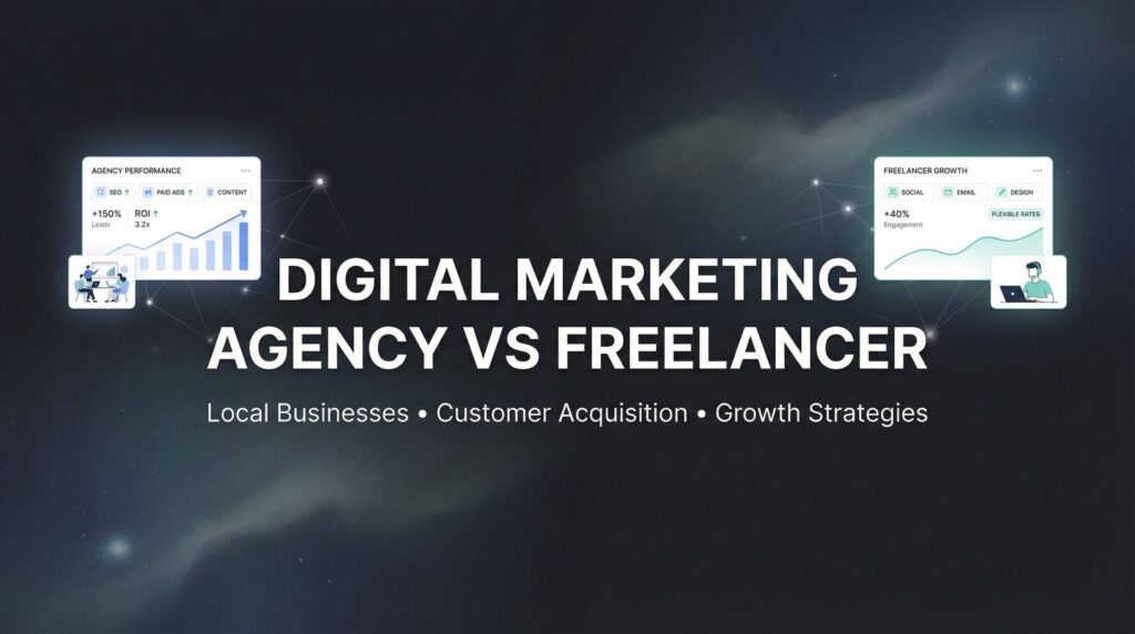 7 Smart Strategies to Choose Between a Digital Marketing Agency vs Freelancer