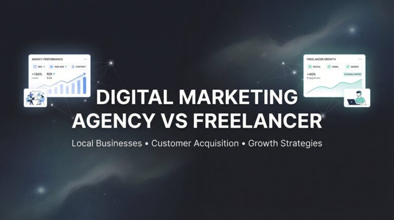 7 Smart Strategies to Choose Between a Digital Marketing Agency vs Freelancer