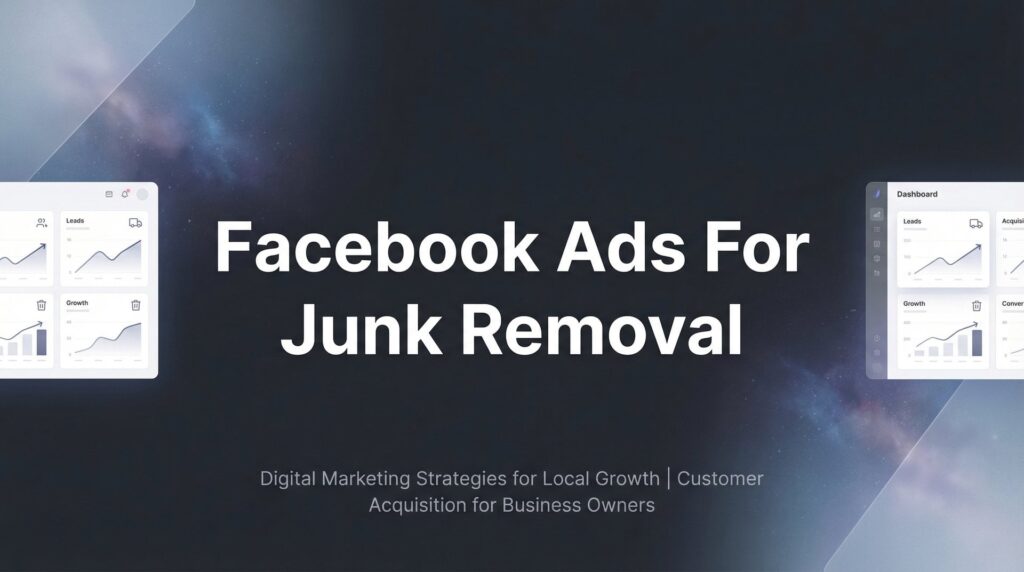 How to Set Up Facebook Ads for Junk Removal: A Step-by-Step Guide to Getting More Haul-Away Jobs