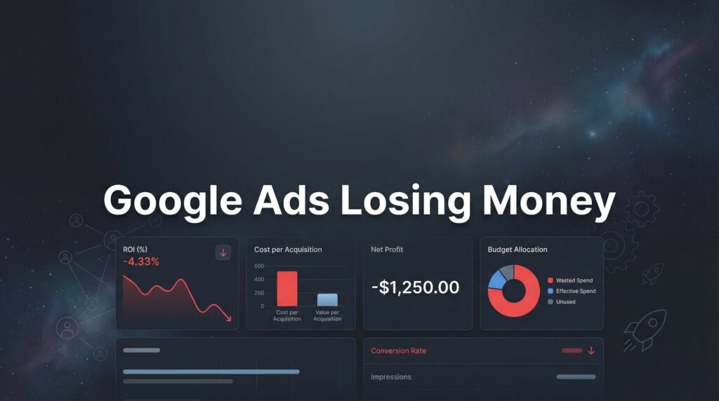 Google Ads Losing Money? Here’s Why Your Campaigns Are Bleeding Cash (And How to Stop It)