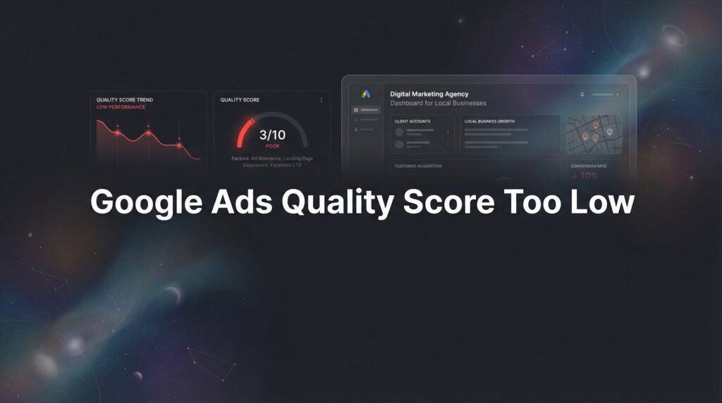 How to Fix Google Ads Quality Score Too Low: 6 Steps to Higher Scores and Lower Costs