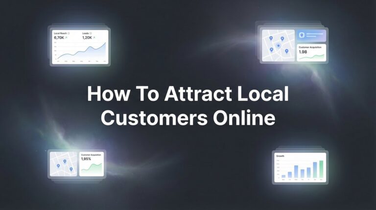 How to Attract Local Customers Online: A 6-Step Action Plan for Business Growth