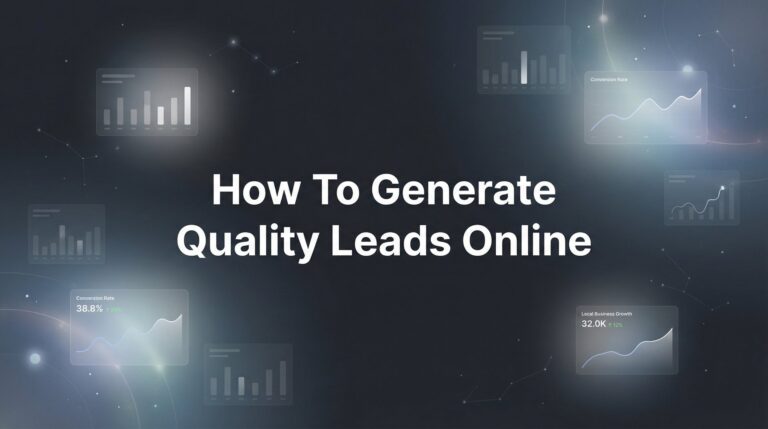 How to Generate Quality Leads Online: A 6-Step System for Local Businesses