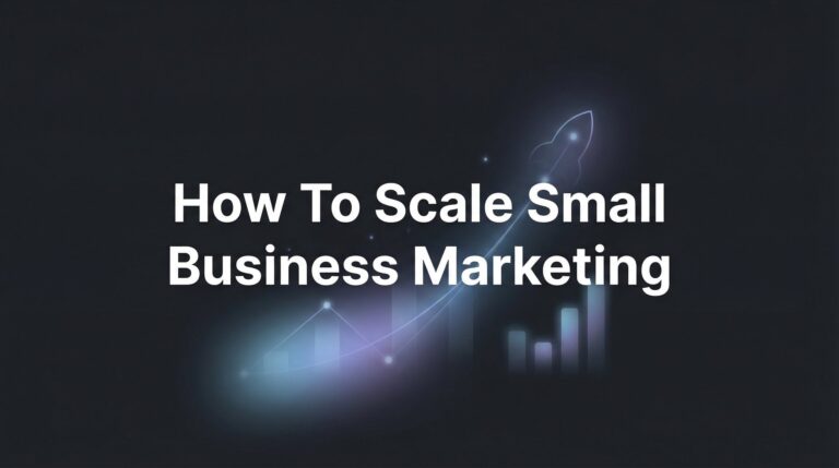 How to Scale Small Business Marketing: A 6-Step Guide to Profitable Growth