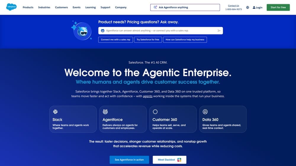 Screenshot of Salesforce Pardot website