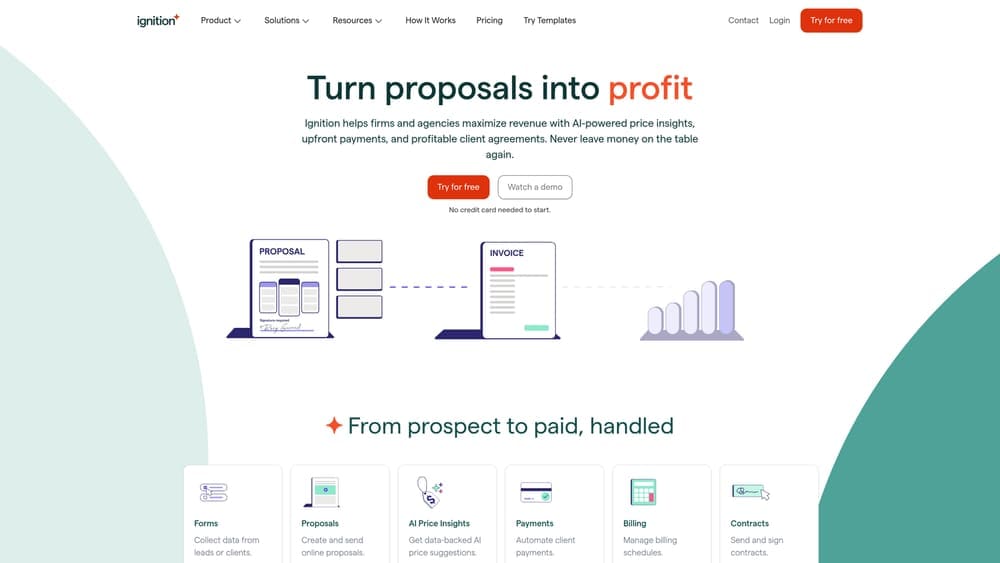 Screenshot of Practice Ignition Marketing Partners website