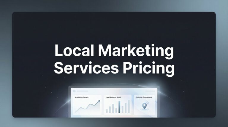 Local Marketing Services Pricing: What to Expect and How to Budget in 2026