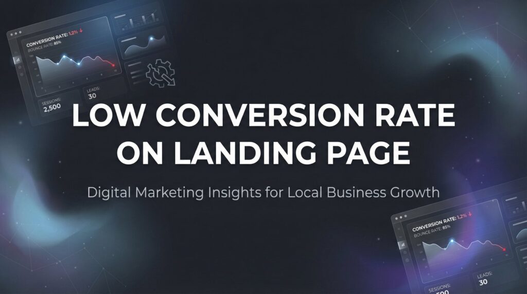 Low Conversion Rate on Landing Page: Why Visitors Leave and How to Fix It